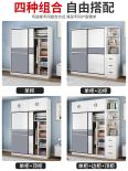 All aluminum furniture, modern, simple, multifunctional, waterproof, and sunscreen, customized indoor and outdoor storage cabinets, wardrobes, and cabinets for the entire house