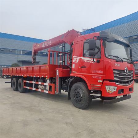 12 ton XCMG truck mounted crane, eight wheels of Dongfeng smooth travel, D3 truck mounted lifting and transportation vehicle