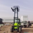 Four cylinder capacity of 2 tons, 3 tons, 4 tons, and an increase of 3 meters and 5 meters for urban sanitation forklifts. Construction, road repair, off-road forklifts