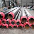 Prefabricated directly buried insulation steel pipes for heating in residential areas of buried polyurethane insulation pipelines in thermal engineering