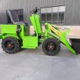 Full hydraulic small forklift for construction sites, four-wheel drive diesel multi-purpose small loader forklift