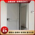 New silent door, pure solid wood oak door, indoor quality door specification customization