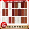 Minimalist style technology wooden flat panel paint door, high-quality boutique door can be made from one door to the top