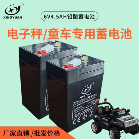 Children's electric vehicle battery 6V4.5AH7AH12V children's tricycle toy car battery