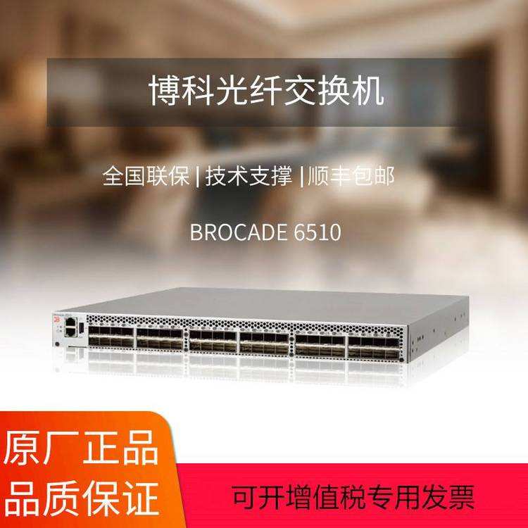 Boko Fiber Optic Storage Switch 6510 with High Scalability and Enterprise Level Functionality