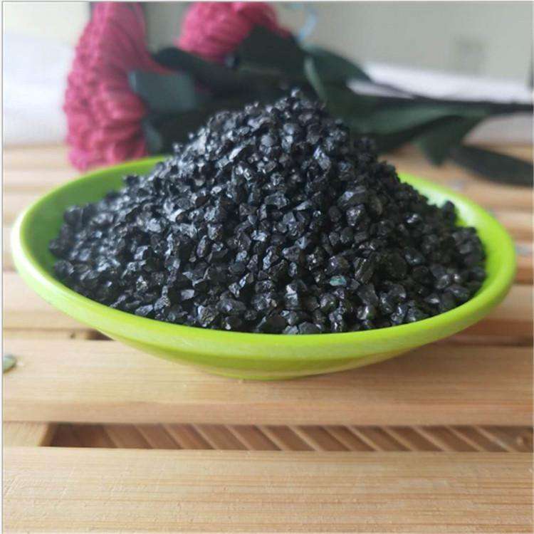 High quality emery, shiny black sand, grinding and polishing powder, advanced refractory black corundum sand material