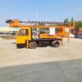 Spiral foundation pile driver, rural mobile drilling machine, self built house foundation drilling machine