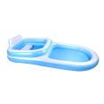 Wholesale of large household PVC inflatable pool outdoor thickened sofa swimming pool with backrest adult swimming pool by manufacturer