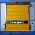 Thermal insulation fast induction Roller shutter is used for Orange-red vibrating door customized according to the drawing of refrigeration warehouse electronic factory