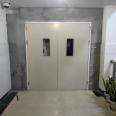 Grade B steel insulated fireproof door is used for customization of single opening and double opening sub female fans in stairwell passages