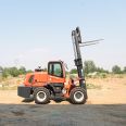 Off road forklift four-wheel drive 3 tons 5 tons 6 tons T tail crane internal combustion hydraulic stacker Cart lift loader