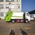 D9 Dolika 9-party Garbage truck delivered to the door by garbage transfer truck at the airport