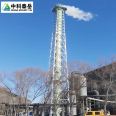 Tower type fiberglass chimney with high strength and easy installation quality