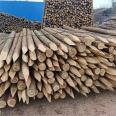 River flood prevention, pine stakes, landscaping engineering, green building, ground retaining, civil engineering, pile, cedar pole, round wood, Hongyuan Building Materials