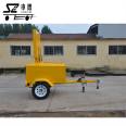 Roadworks warning vehicle Application for additional machinery Vehicle trailer Mobile tool car