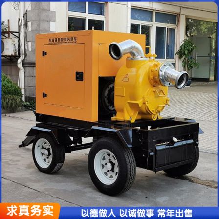 Supply of diesel engine mobile pump trucks for flood and drought resistance, 1000 square meters high flow self priming pump, sewage discharge, pumping and drainage pump