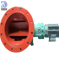 Kunwei Mechanical Coal Block Feeding Equipment Star shaped Discharger Customized Electric Discharge Valve