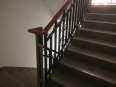 Zinc steel staircase railing, iron staircase railing, construction site protective railing, Chinese style walkway