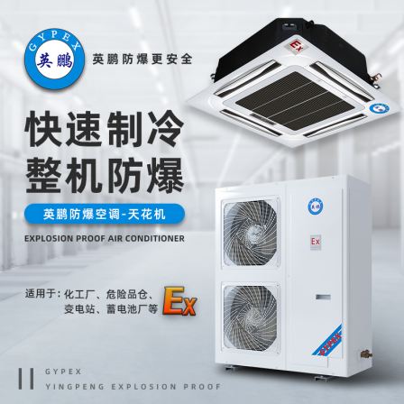 Yingpeng explosion-proof air conditioner 5-piece ceiling mounted explosion-proof central air conditioning chemical plant ceiling mounted 5P/BFKG-12T