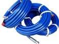 Kevin Tuo supplies flexible composite rubber hoses, metal woven pipes, greenhouse skeleton hoses, physical stores