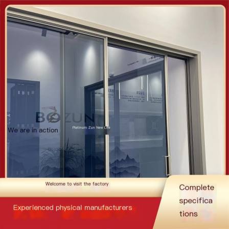 Balcony Sliding door processing and production beautiful, practical and durable platinum doors and windows