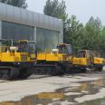 Crawler truck self dumping design for QY-120 steel tracked transport vehicle