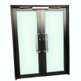 Crystal nano silicon double door fireproof glass door is stable and reliable, with product report Baodun