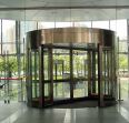 Two wing Revolving door tempered glass hotel mall revolving Automatic door with various sizes high-end customized Sean manufacturer