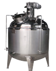 The manufacturer directly supplies 304 stainless steel vacuum mixing tank, and the high cut emulsification tank can be customized according to the drawing