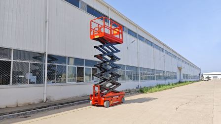 Scissor lift self propelled large tonnage hydraulic lifting platform with professional quality