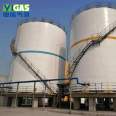 Liquid carbon dioxide CO2 supply tank truck delivery to Yuejia Gas Group