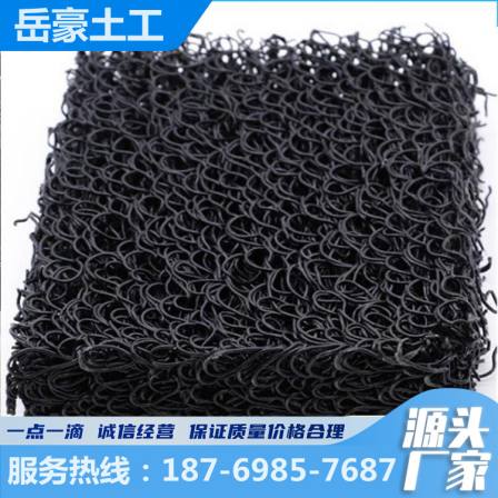 2cm permeable drainage mat, road geotextile mesh mat, black geotextile mat, drainage sheet material for landfill site