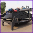 Linear vibration dewatering screen for road construction sand and gravel screening can be used for sealing, with good sealing structure and environmental protection