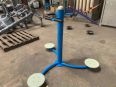 New Rural Elderly Fitness Equipment Community Park Renovation Three person Walking Machine Factory Delivery and Installation