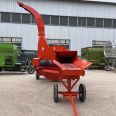 Diesel three wheel hay cutter, mobile silage crusher, 8-ton high spray straw kneading machine