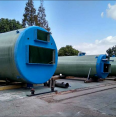 Fiberglass integrated sewage and rainwater lifting pump station source manufacturer supports customized quality assurance