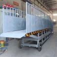 Shengrong Customized Slaughterhouse Lower Pig Table Slope Lift Pig Driving Channel Pig Buying Table Elevator