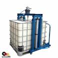 Ton drum pneumatic mixer Ampere force mechanical IBC mixer horizontal layout APLQ-1000