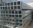 Galvanized square pipe Q235B national standard hot dip galvanized square through curtain wall rectangular square steel pipe cutting and processing