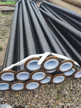 Wholesale production of plastic lined composite steel pipes and customized composite pipes with various specifications by flange welding manufacturers