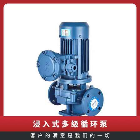 Stainless steel 316L vertical single stage chemical pump IHG80-160I conveying acid and alkaline resistant liquid pipeline pressurization