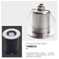 Lei Xing Low Voltage 1W Circular Small Buried Lamp 42mm Embedded 304 Stainless Steel Buried Lamp Outdoor Waterproof IP68