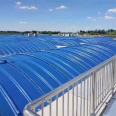 Large span FRP Cesspit arched cover plate drainage ditch odor proof flat cover for sewage treatment