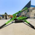 Yunheng crawler remote control self-propelled spider crane, oil and electric dual hydraulic operation, compact and flexible body