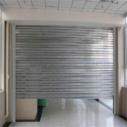 Chenbaiyu large shopping mall color steel fireproof Roller shutter is parallel and stable with high wind resistance