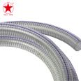 PVC steel wire reinforced hose spiral transparent oil resistant steel wire pipe avant-garde plastic can be processed and customized