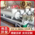 Single tube spiral scale stable feeding, water-cooled U-shaped shaftless screw conveyor, supplied by Weijie, made of carbon steel material