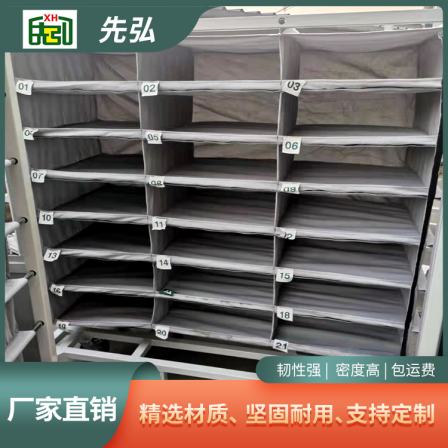 Customized material rack for non-woven fabric industrial workshop logistics by Xianhong manufacturer