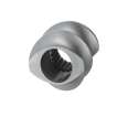 Three screw granulator screw thread element Corte nickel base alloy thread sleeve pinch block