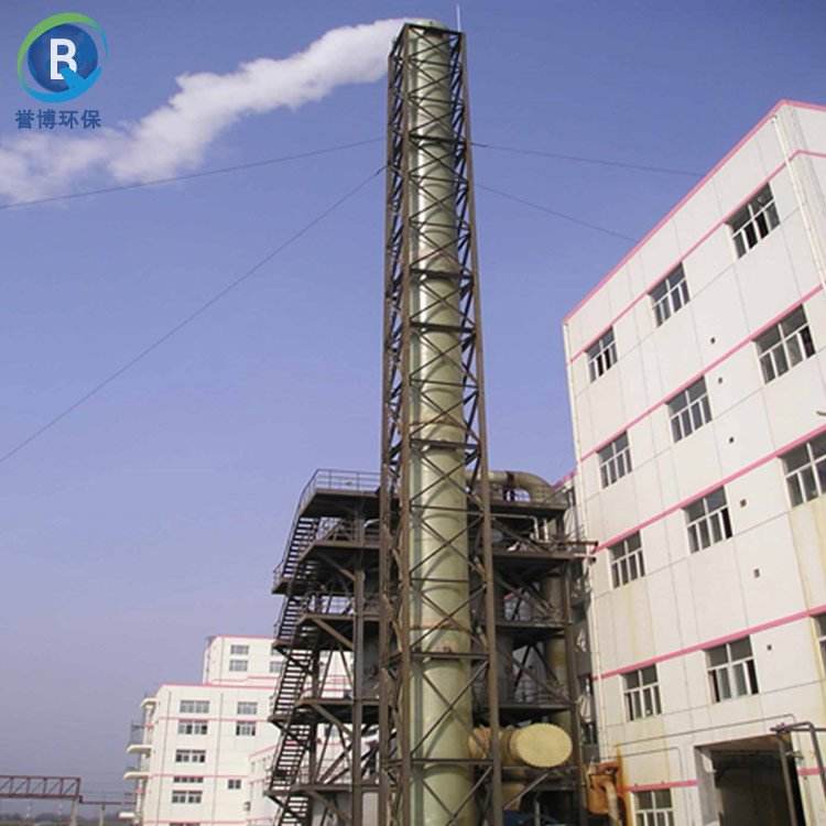 High altitude boiler dust removal chimney anti-corrosion desulfurization tower fiberglass environmentally friendly processing on demand